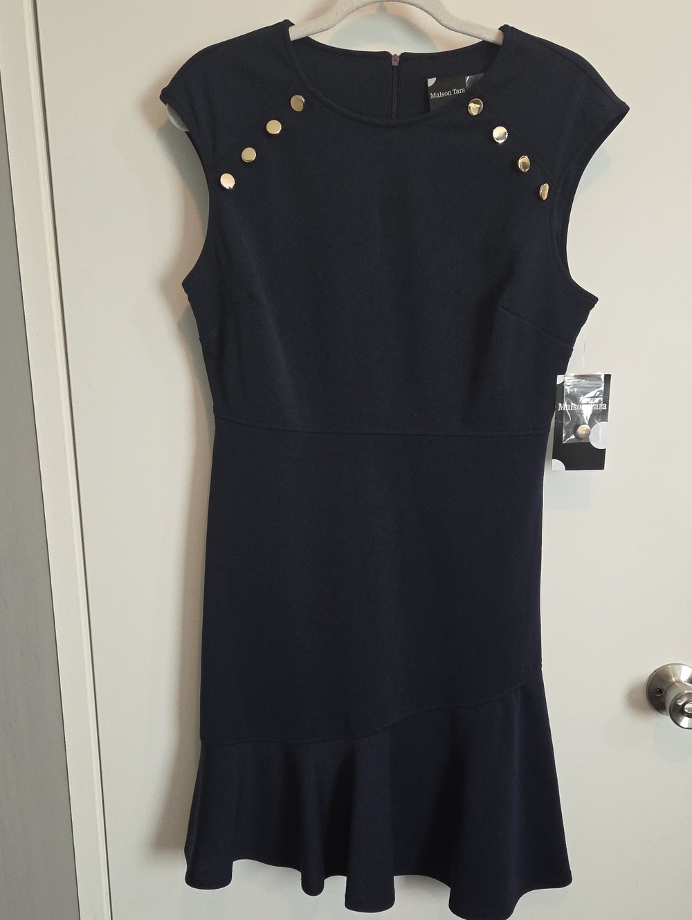 Maison Tara Navy Dress